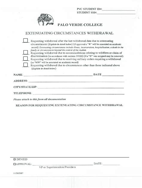 cnc withdrawal|EXTENUATING CIRCUMSTANCES WITHDRAWAL FORM.